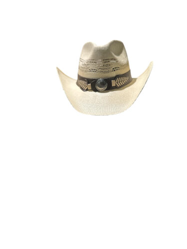 Fine Bangora Straw Cowboy Hat - Image 2