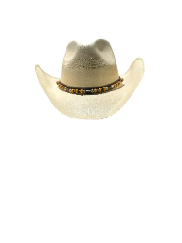 Fine Bangora Straw Cowboy Hat - Image 4