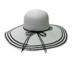 Beach Hat for Women, Wide Big Brim Sun Straw Hat for Women, Sun Hat Womens UPF 50+ UV Protection, Floppy Foldable Summer Hat