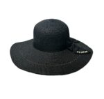 Wide Brim Straw Beach Hat for Women – Foldable Summer Sun Hat with Bow