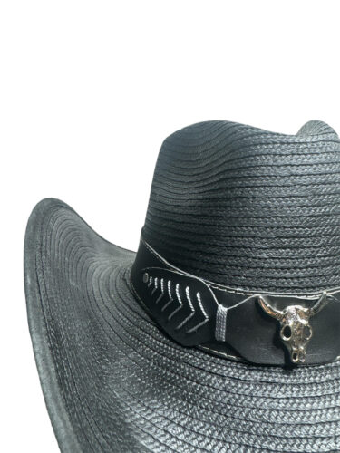 Classic Western Straw Cowboy Hat for Men and Women - Image 6