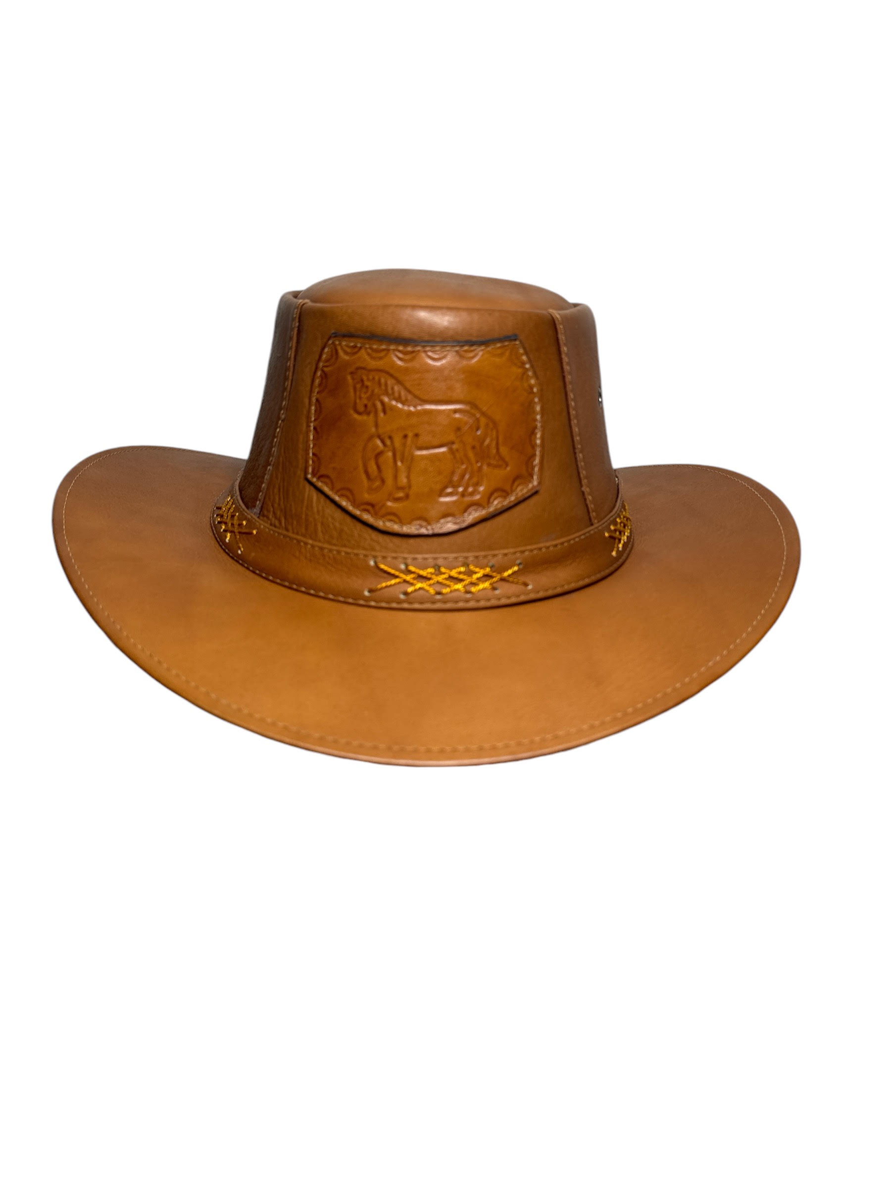 unnamed - 2024-09-30T205354.064 Australian Leather Cowboy Hat - Image 1