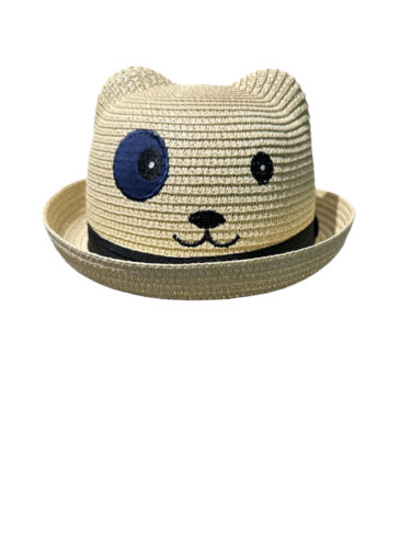 Kids Paper Straw Bear Hat - Image 9