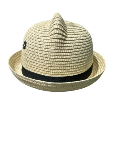 Kids Paper Straw Bear Hat - Image 8