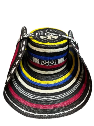 Colombian Vueltiao Machito Hat – Handmade Tricolor - Image 4