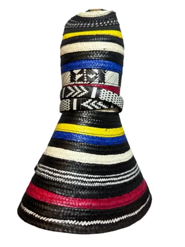 Colombian Vueltiao Machito Hat – Handmade Tricolor - Image 5