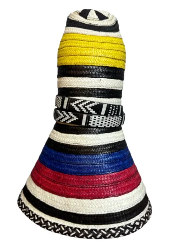 Colombian Handmade Vueltiao Hat-21 Turns Tricolor, Sombrero Vueltiao - Image 5