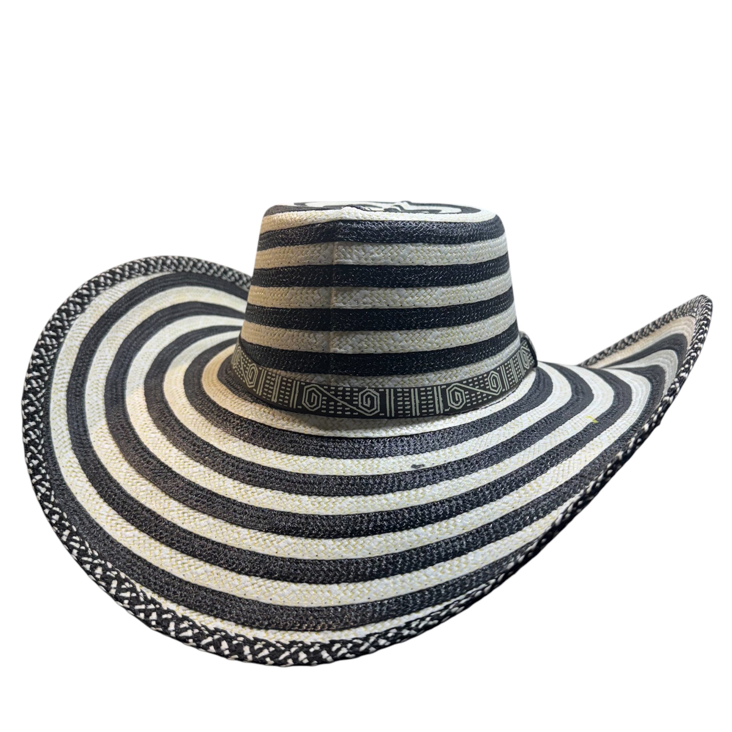 IMG_7939 Vallenato Zebra Style | Sombrero Colombiano Water-Resistant, Ideal for Beach, Festival, and Daily Wear - Image 1