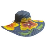 Beach Hat for Women, Wide Big Brim Sun Straw Hat for Women, Sun Hat Womens UPF 50+ UV Protection, Floppy Foldable Summer Hat