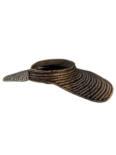 Foldable Straw Sun Visor for Women | Wide Brim Adjustable Hat - Image 3