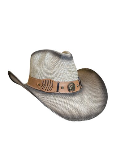 Light Brown Cowboy Hat – Handmade in Colombia | Burnt Finish & Unisex Fit - Image 2