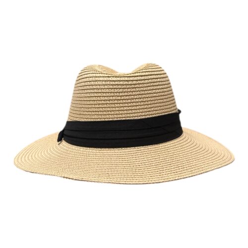 Unisex Straw Fedora Hat – Packable Travel & Beach Hat
