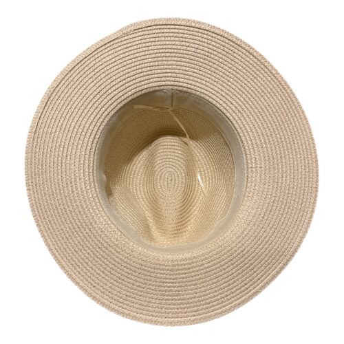 Unisex Straw Fedora Hat – Packable Travel & Beach Hat - Image 2