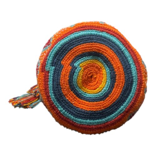 Wayuu Handwoven Bag – Beaded Details | Colombian Handmade - Image 4