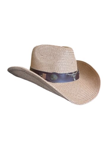 Straw Cowboy Hat – Packable Western Style - Image 8