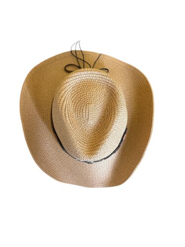 Straw Cowboy Hat – Packable Western Style - Image 9