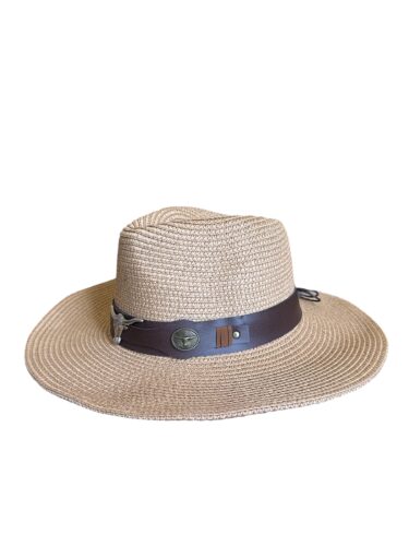 Straw Cowboy Hat – Packable Western Style - Image 11