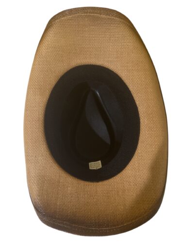 Straw Cowboy Hat with Longhorn Band – Western Style for Men - Women Brown - Image 5