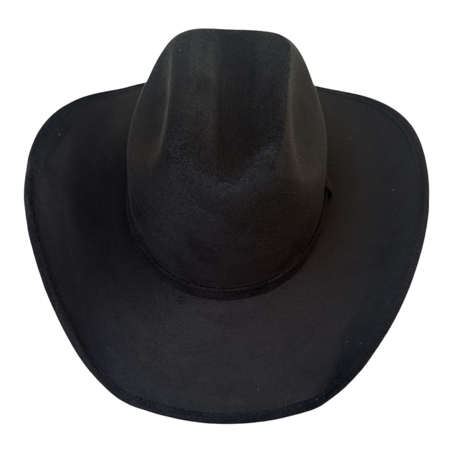 Black Suede Cowboy Hat – Classic Western Style Made in Mexico