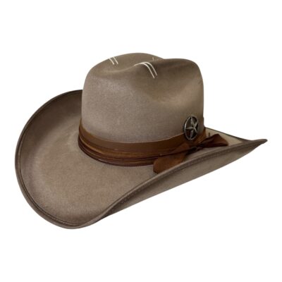 Custom Sand Suede Cowboy Hat – Western Statement Hat - Image 3